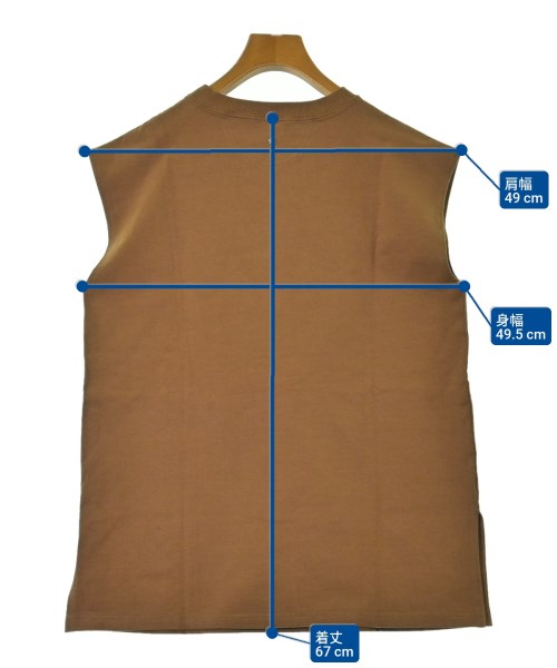 CONVERSE TOKYO（コンバーストウキョウ）ノースリーブ 茶 サイズ:F レディース/2200622195018