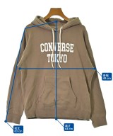 CONVERSE TOKYO（コンバーストウキョウ）パーカー 茶 サイズ:F レディース/2200622195049