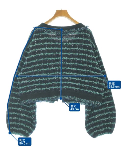 CONVERSE TOKYO（コンバーストウキョウ）カーディガン 黒 サイズ:F レディース/2200673427014