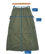 CONVERSE TOKYO（コンバーストウキョウ）ロング・マキシ丈スカート カーキ サイズ:-(S位) レディース/2200704874060