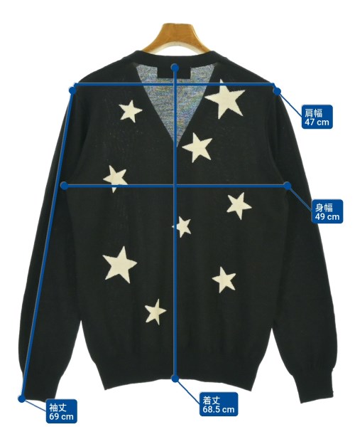CONVERSE TOKYO（コンバーストウキョウ）カーディガン 黒 サイズ:-(L位) メンズ/2200688776268