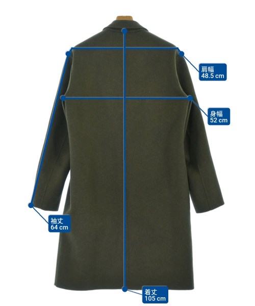 ALLSAINTS（オールセインツ）チェスターコート 緑 サイズ:S メンズ