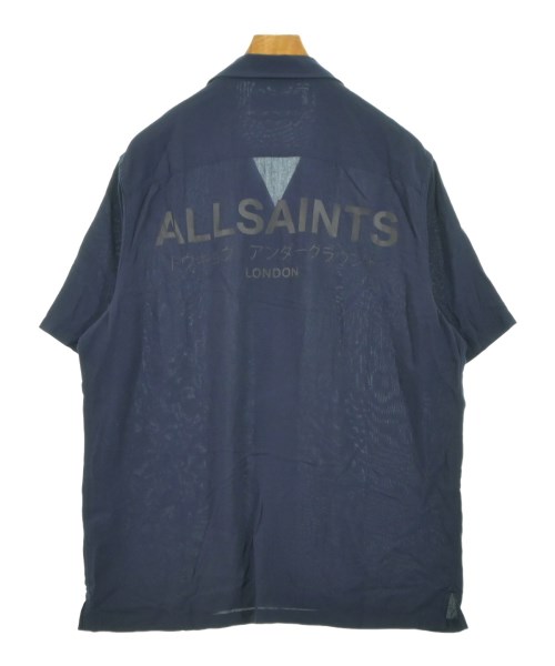 ALLSAINTS（オールセインツ）カジュアルシャツ 紺 サイズ:M メンズ/2200612590090