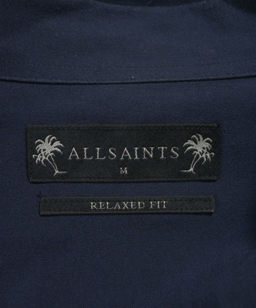 ALLSAINTS（オールセインツ）カジュアルシャツ 紺 サイズ:M メンズ/2200612590090