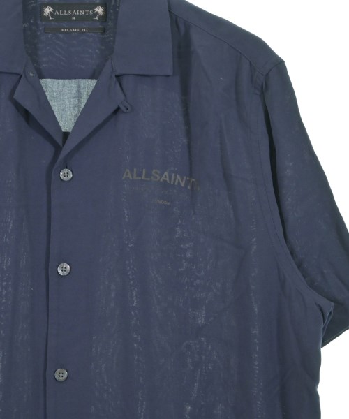 ALLSAINTS（オールセインツ）カジュアルシャツ 紺 サイズ:M メンズ/2200612590090