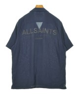 ALLSAINTS（オールセインツ）カジュアルシャツ 紺 サイズ:M メンズ/2200612590090