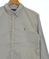 ALLSAINTS（オールセインツ）カジュアルシャツ グレー サイズ:M メンズ/2200616496138