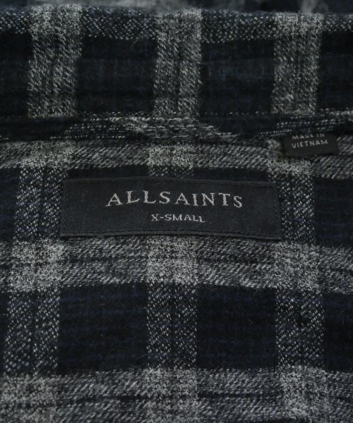 ALLSAINTS（オールセインツ）カジュアルシャツ 黒 サイズ:XS メンズ/2200699605083