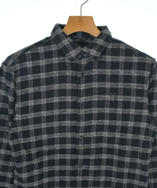 ALLSAINTS（オールセインツ）カジュアルシャツ 黒 サイズ:XS メンズ/2200699605083