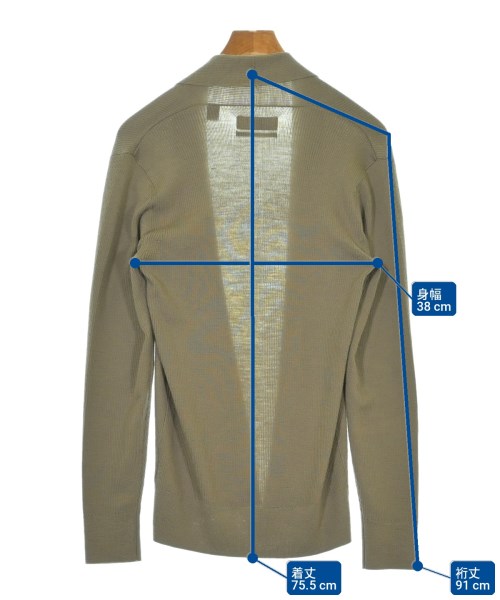 ALLSAINTS（オールセインツ）カーディガン カーキ サイズ:S メンズ/2200707093055