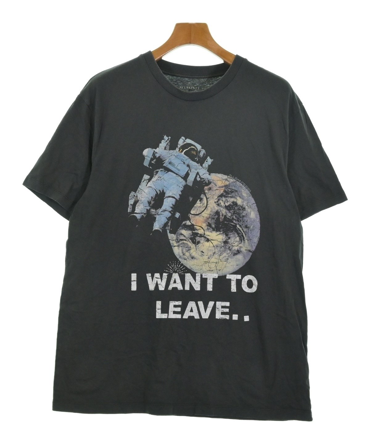 ALLSAINTS（オールセインツ）Tシャツ・カットソー 黒 サイズ:S メンズ