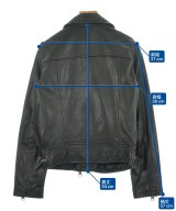 ALLSAINTS（オールセインツ）ライダース 黒 サイズ:32(XXS位) レディース/2200612349063