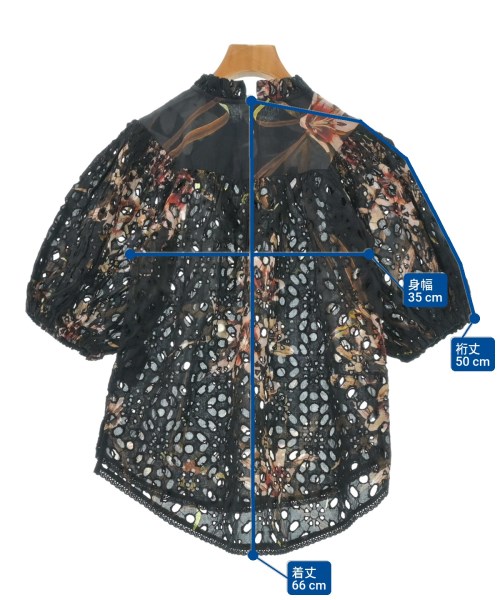 ALLSAINTS（オールセインツ）ブラウス 黒 サイズ:34(XS位) レディース/2200609257050