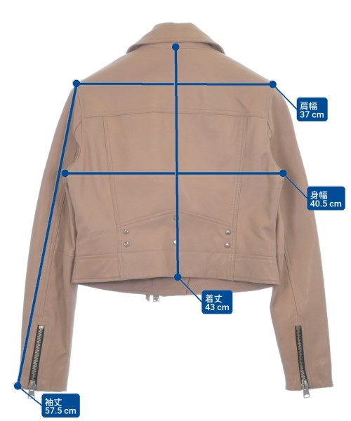 ALLSAINTS（オールセインツ）ライダース ピンク サイズ:34(XS位) レディース/2200603305016