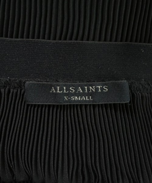 ALLSAINTS（オールセインツ）ひざ丈スカート 黒 サイズ:XS レディース/2200694890033