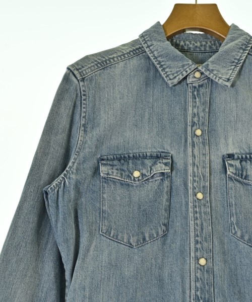 ALLSAINTS（オールセインツ）シャツワンピース 青 サイズ:M レディース/2200694377046