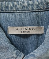 ALLSAINTS（オールセインツ）シャツワンピース 青 サイズ:M レディース/2200694377046