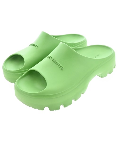 ALLSAINTS(オールセインツ)サンダル 緑 サイズ:EU38(24.5cm位)/2200694377190