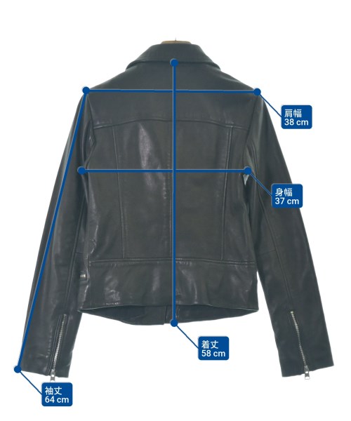 ALLSAINTS（オールセインツ）ライダース 黒 サイズ:36(S位) レディース/2200699079013