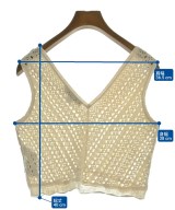 ALLSAINTS（オールセインツ）ベスト/ノースリーブ 白 サイズ:S レディース/2200714052038