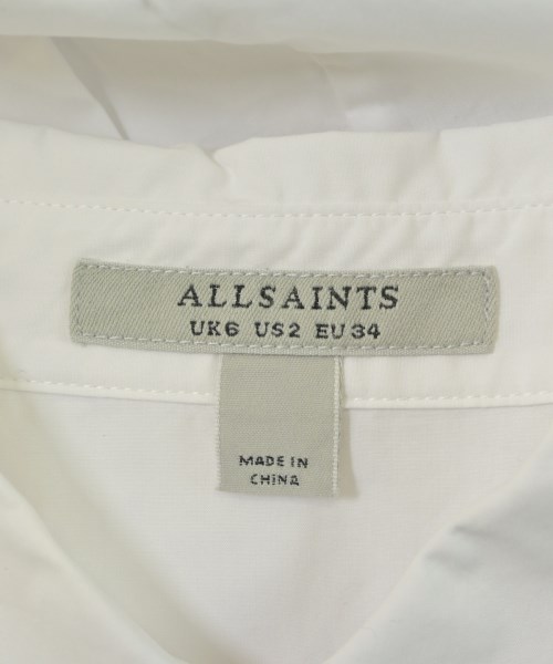 ALLSAINTS（オールセインツ）カジュアルシャツ 白 サイズ:F レディース/2200715974049