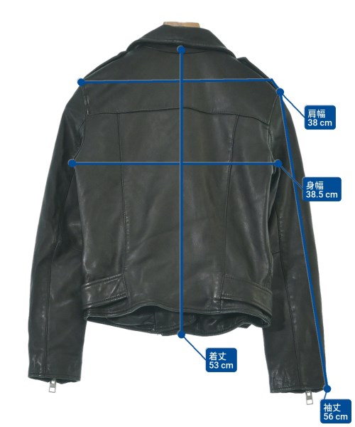 ALLSAINTS（オールセインツ）ライダース 黒 サイズ:32(XXS位) レディース/2200630550038