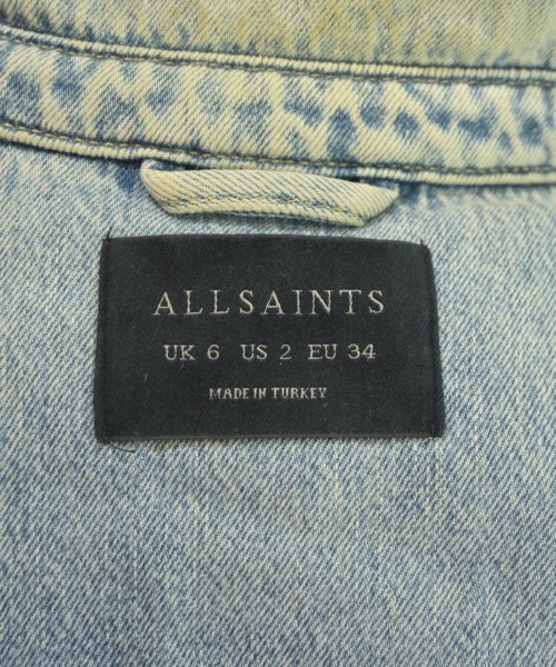 ALLSAINTS（オールセインツ）デニムジャケット 紺 サイズ:34(XS位) レディース/2200642038012