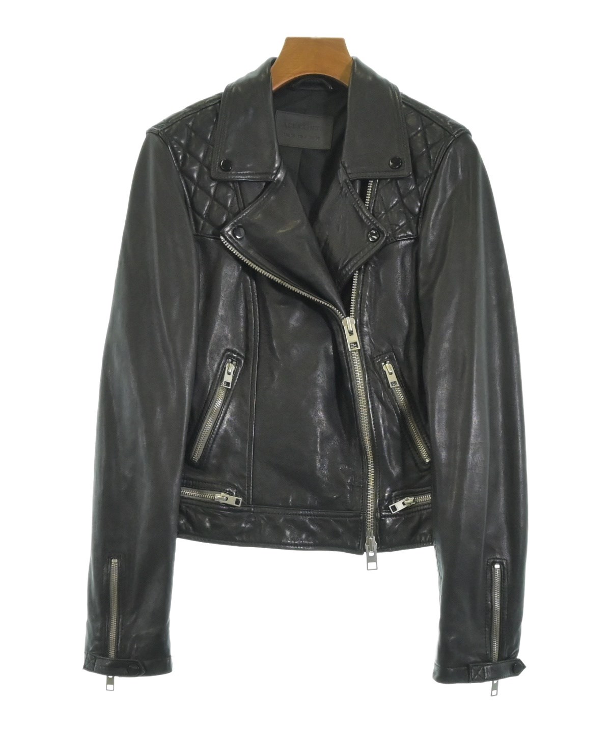 ALLSAINTS（オールセインツ）ライダース 黒 サイズ:38(M位) レディース