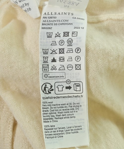 ALLSAINTS（オールセインツ）カーディガン 白 サイズ:M レディース/2200705204040