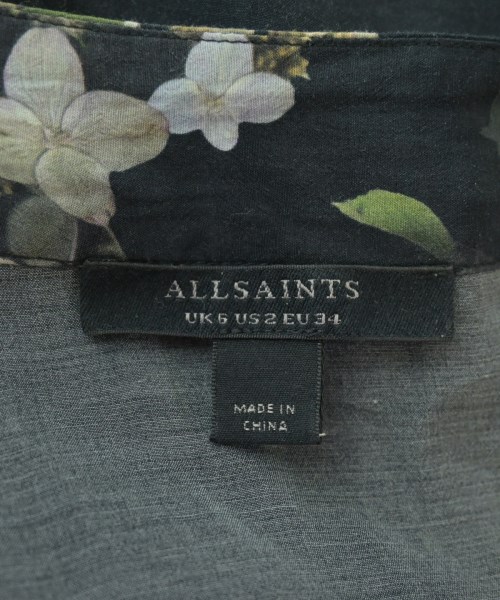ALLSAINTS（オールセインツ）カジュアルシャツ 紺 サイズ:34(XS位) レディース/2200705204057