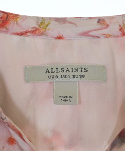 ALLSAINTS（オールセインツ）ワンピース ピンク サイズ:36(S位) レディース/2200702824227