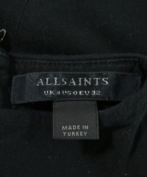 ALLSAINTS（オールセインツ）ノースリーブ 黒 サイズ:32(XXS位) レディース/2200716971122
