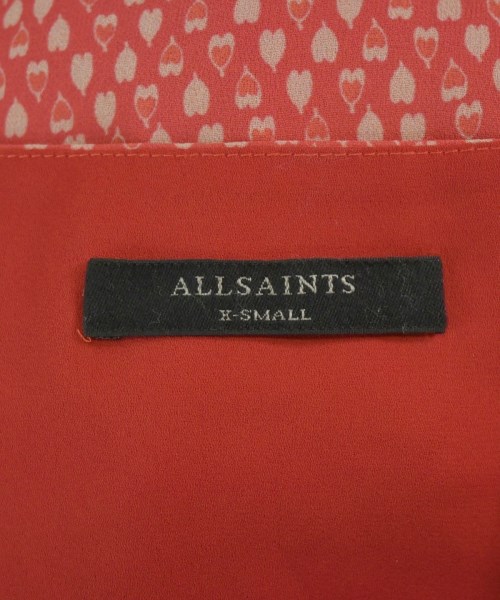 ALLSAINTS（オールセインツ）ワンピース 赤 サイズ:XS レディース/2200718699031
