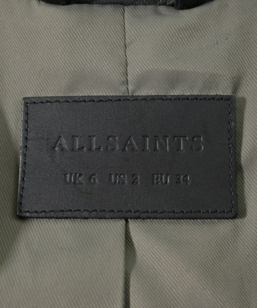ALLSAINTS（オールセインツ）ライダース 黒 サイズ:34(XS位) レディース/2200727691019
