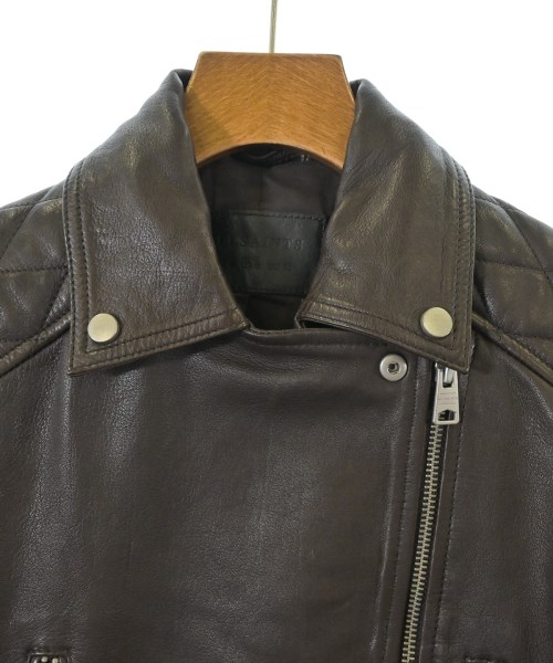 ALLSAINTS（オールセインツ）ライダース 茶 サイズ:4(XS位) レディース/2200682756013