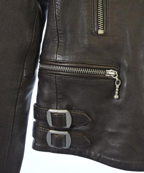 ALLSAINTS（オールセインツ）ライダース 茶 サイズ:4(XS位) レディース/2200682756013