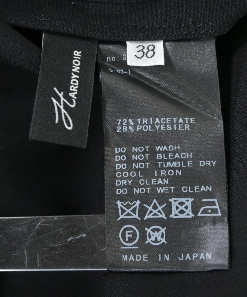 HARDY NOIR（アルディーノアール）ワンピース 黒 サイズ:38(M位) レディース/2200643377028