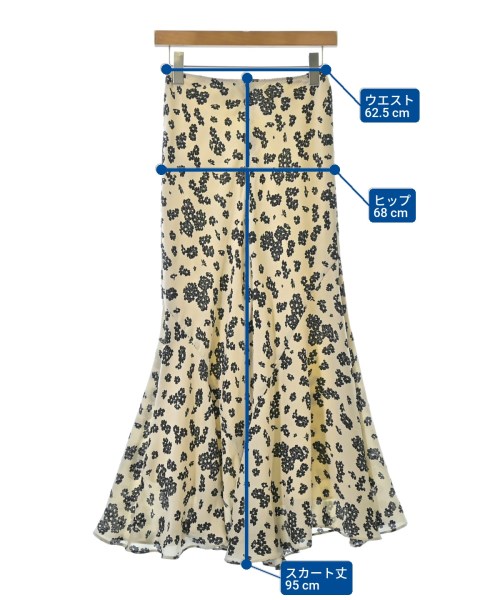 HARDY NOIR（アルディーノアール）ロング・マキシ丈スカート ベージュ サイズ:36(S位) レディース/2200605220041