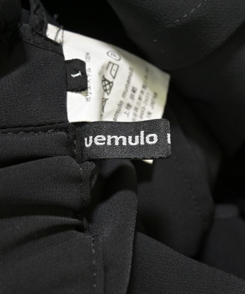 uemulo munenoli（ウエムロムネノリ）オールインワン/サロペット 黒 サイズ:1(S位) レディース/2200673550095