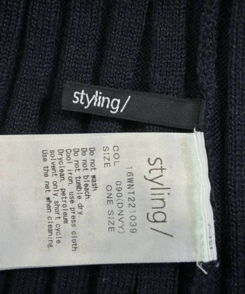styling/（スタイリング）ニット・セーター 紺 サイズ:F レディース/2200623256084