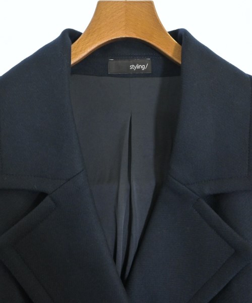styling/（スタイリング）チェスターコート 紺 サイズ:F レディース/2200627726033