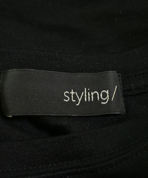 styling/（スタイリング）Tシャツ・カットソー 黒 サイズ:F レディース/2200614673012