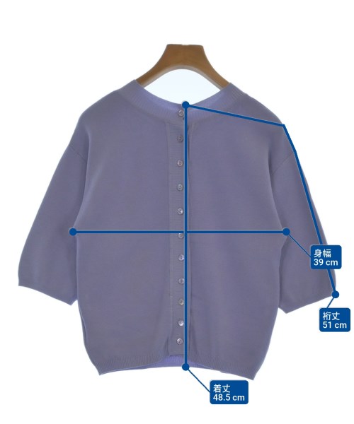 styling/（スタイリング）カーディガン 紫 サイズ:F レディース/2200670283064
