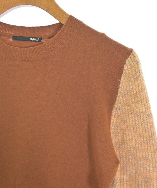 styling/（スタイリング）ニット・セーター 茶 サイズ:-(S位) レディース/2200678047033