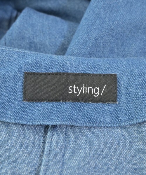 styling/（スタイリング）カジュアルジャケット 青 サイズ:1(S位) レディース/2200678047064