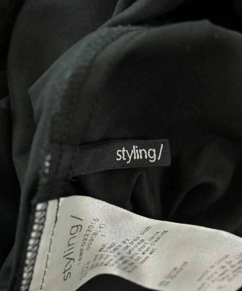 styling/（スタイリング）シャツワンピース 黒 サイズ:-(M位) レディース/2200678047088