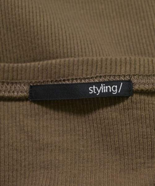 styling/（スタイリング）Tシャツ・カットソー カーキ サイズ:ONE レディース/2200676402063