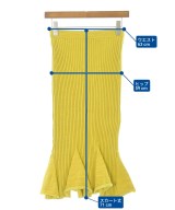 styling/（スタイリング）ロング・マキシ丈スカート 黄 サイズ:0(XS位) レディース/2200698942066