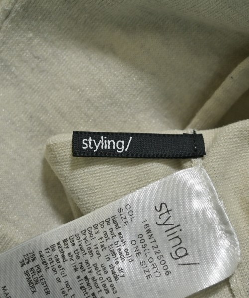 styling/（スタイリング）ニット・セーター グレー サイズ:F レディース/2200649249084