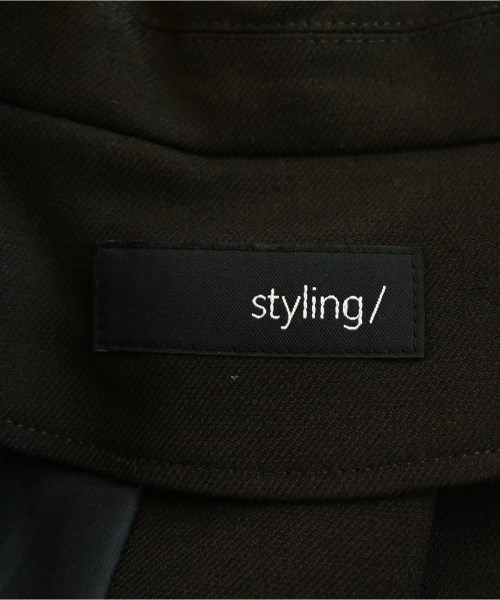 styling/（スタイリング）テーラードジャケット 茶 サイズ:0(XS位) レディース/2200717681600